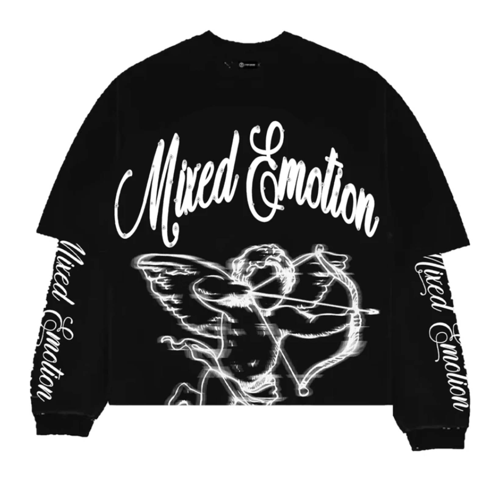 Mixed Emotion M.E Blur Tee L/S Black