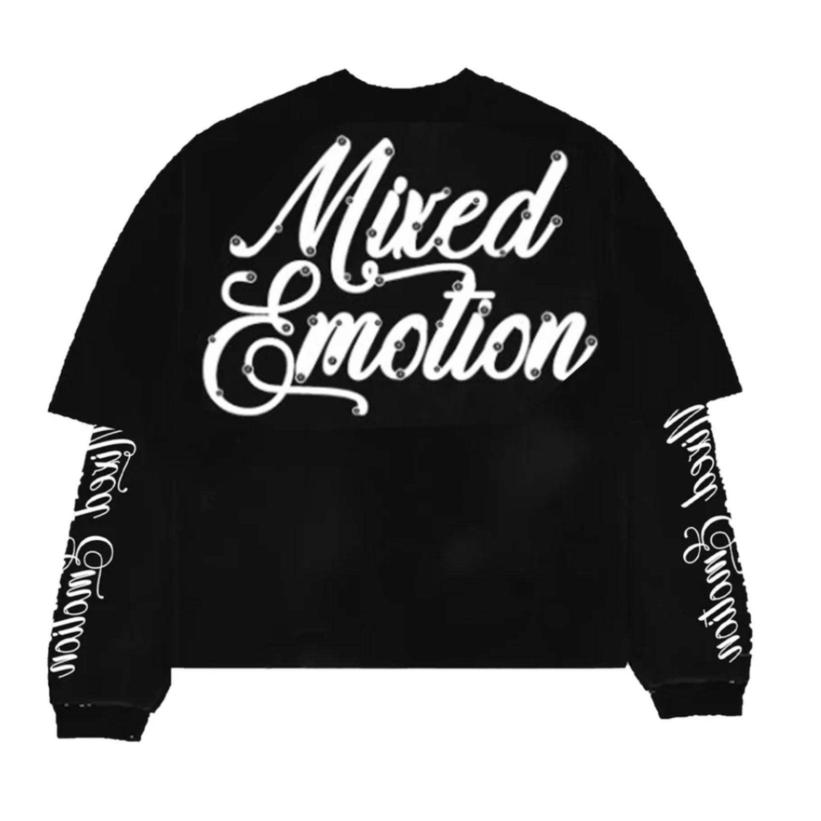 Mixed Emotion M.E Blur Tee L/S Black