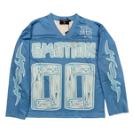 Mixed Emotion M.E Oversized Lightning Jersey Blue