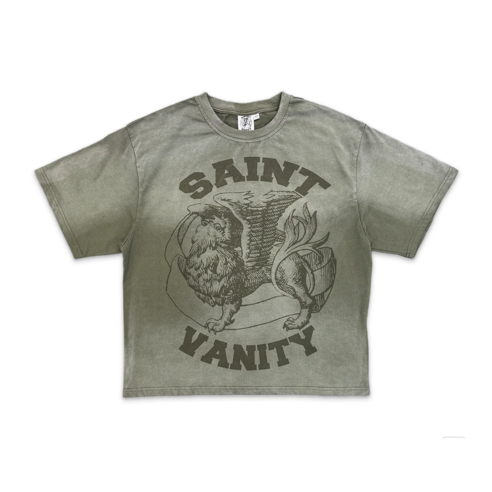 Saint Vanity Saint Vanity Griffin Tee Dissolve Green