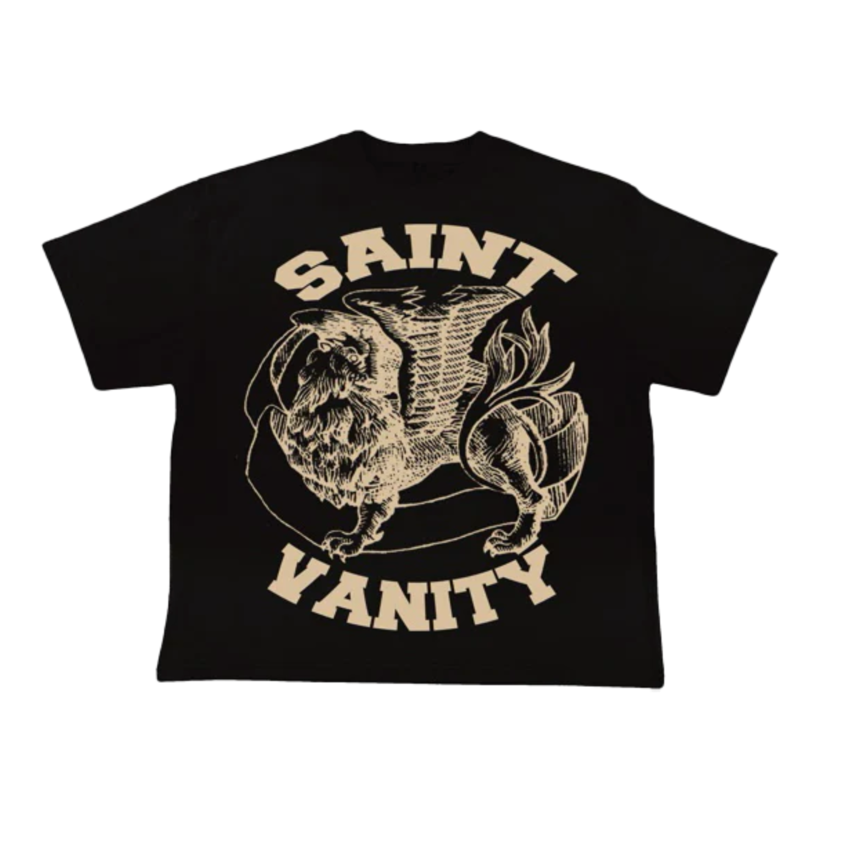 Saint Vanity Saint Vanity Tee Black/Cream