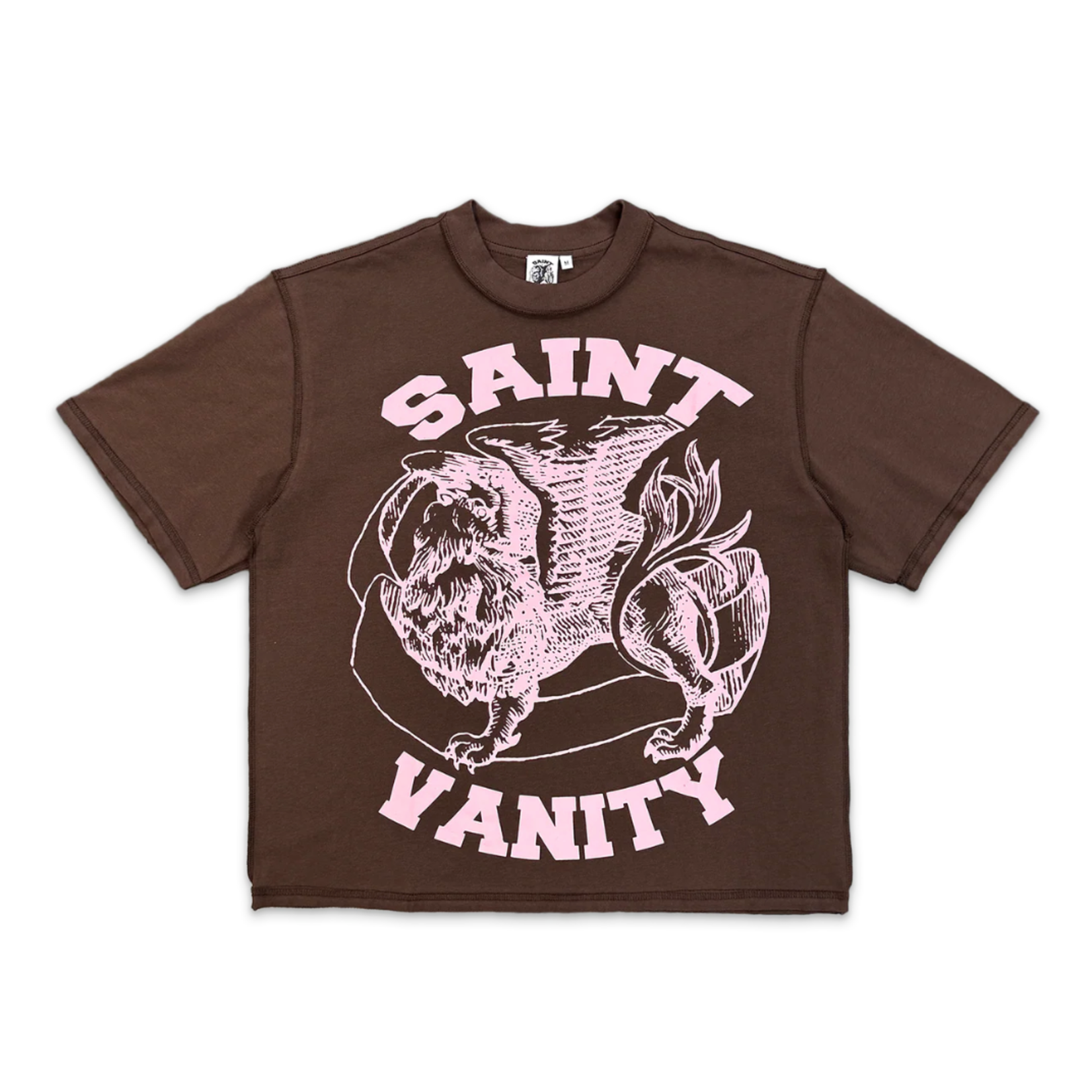 Saint Vanity Saint Vanity Griffin Tee Brown/Pink