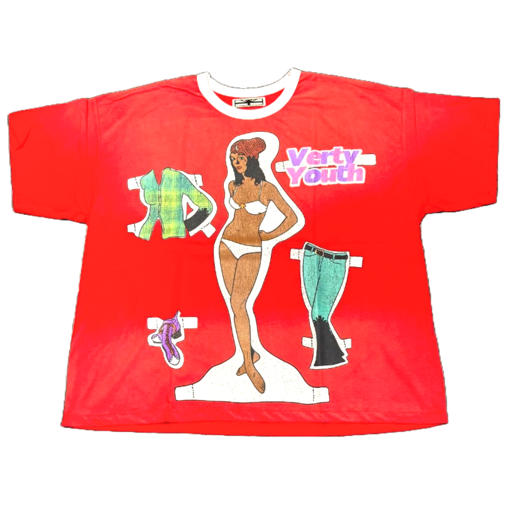 vVERTABRAE Vertebrae Verty Youth Tee Red