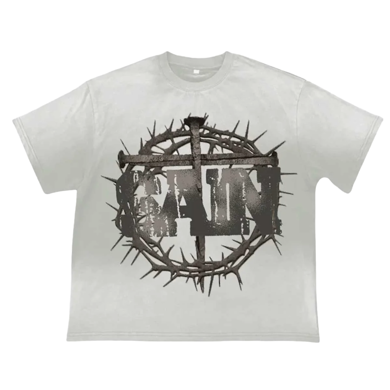 Saint Vanity Saint Vanity Cross Tee White