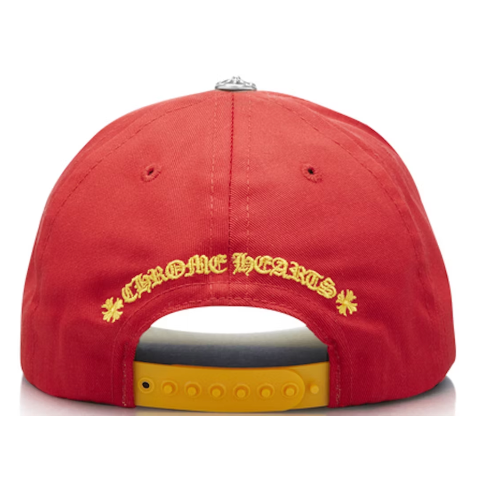Chrome Hearts CH Gold Button Hat Red/Yellow