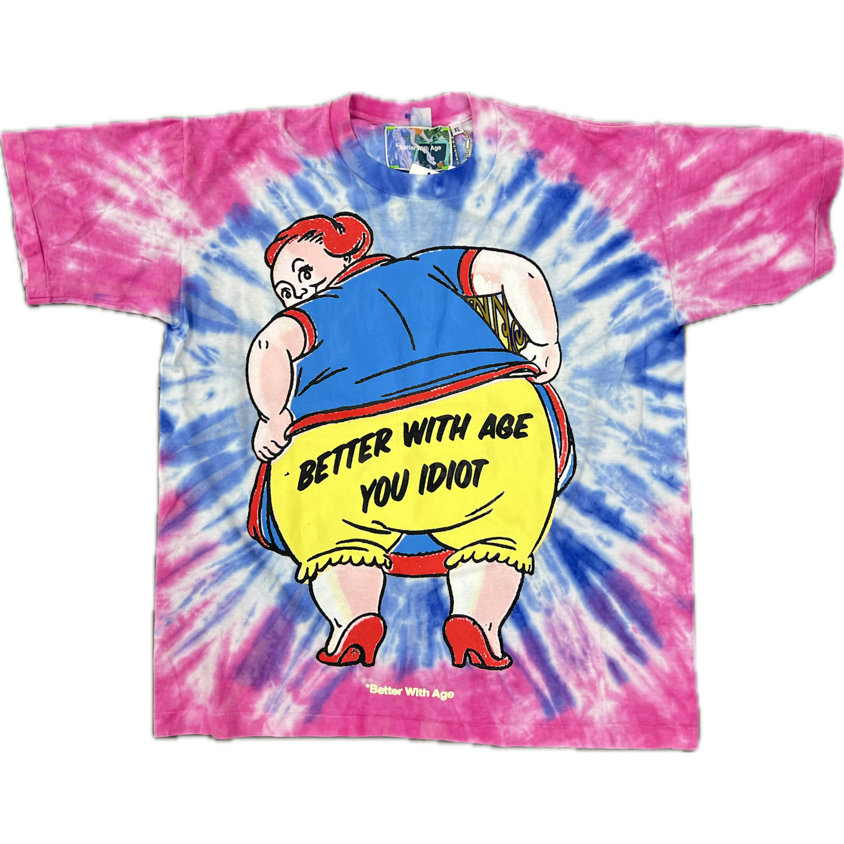 Better With Age BWA Frizzle Tie Dye Tee