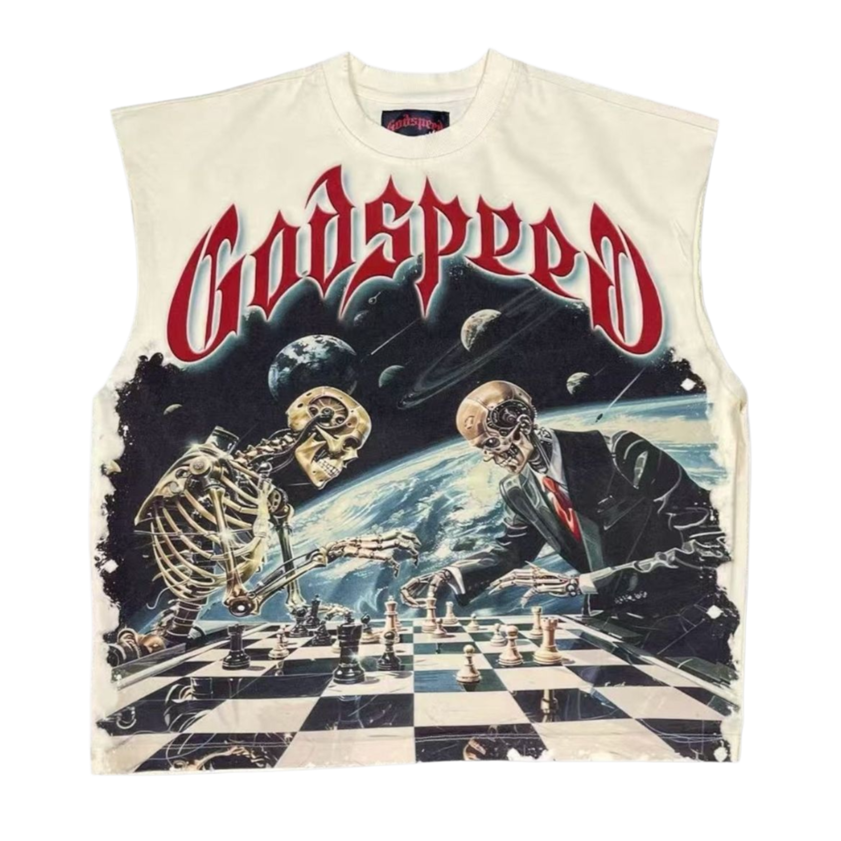Godspeed Godspeed Checkmate Sleeveless Bone