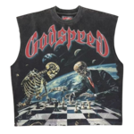 Godspeed Godspeed Checkmate Sleeveless Black Wash