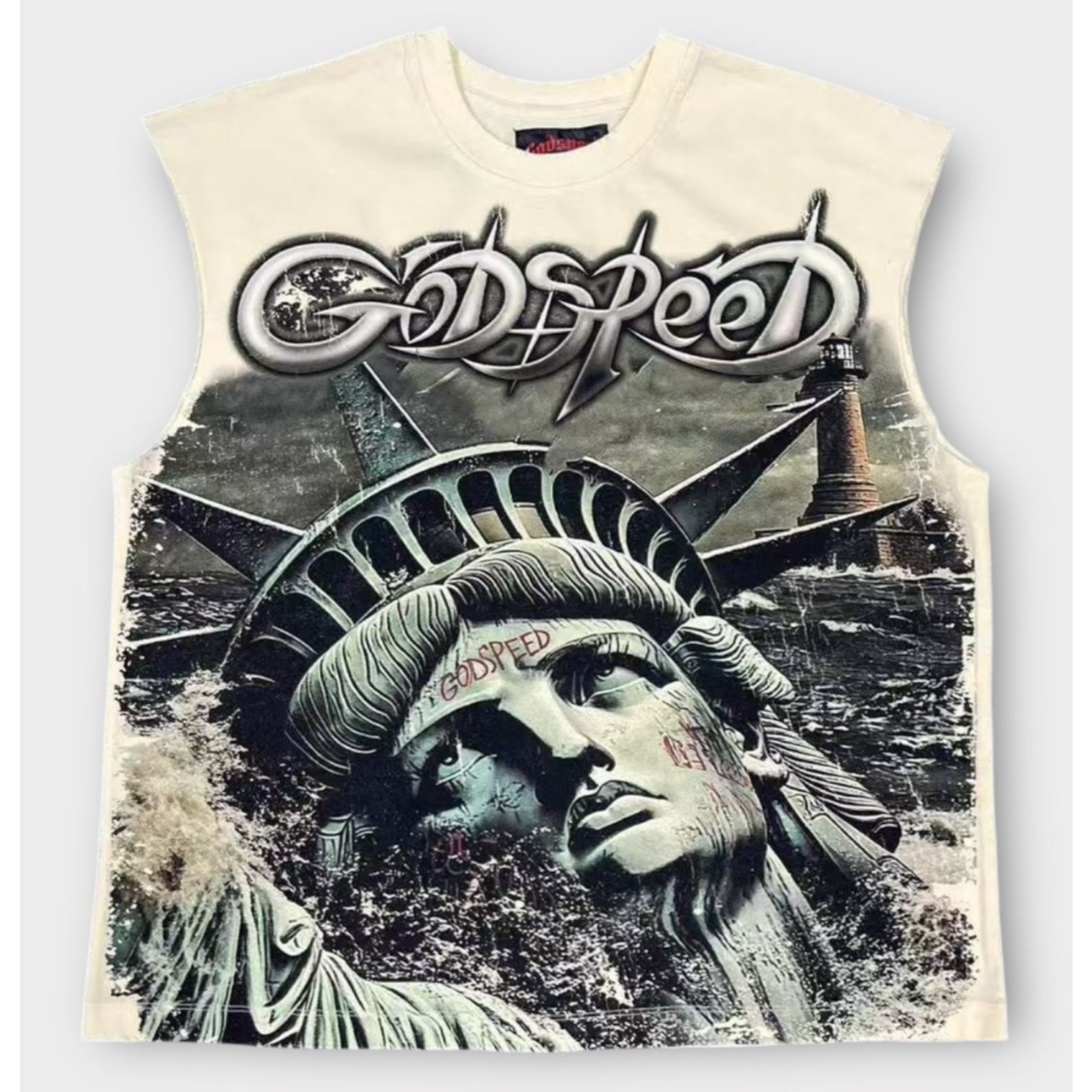 Godspeed Sunken Liberty 2 Sleeveless Bone