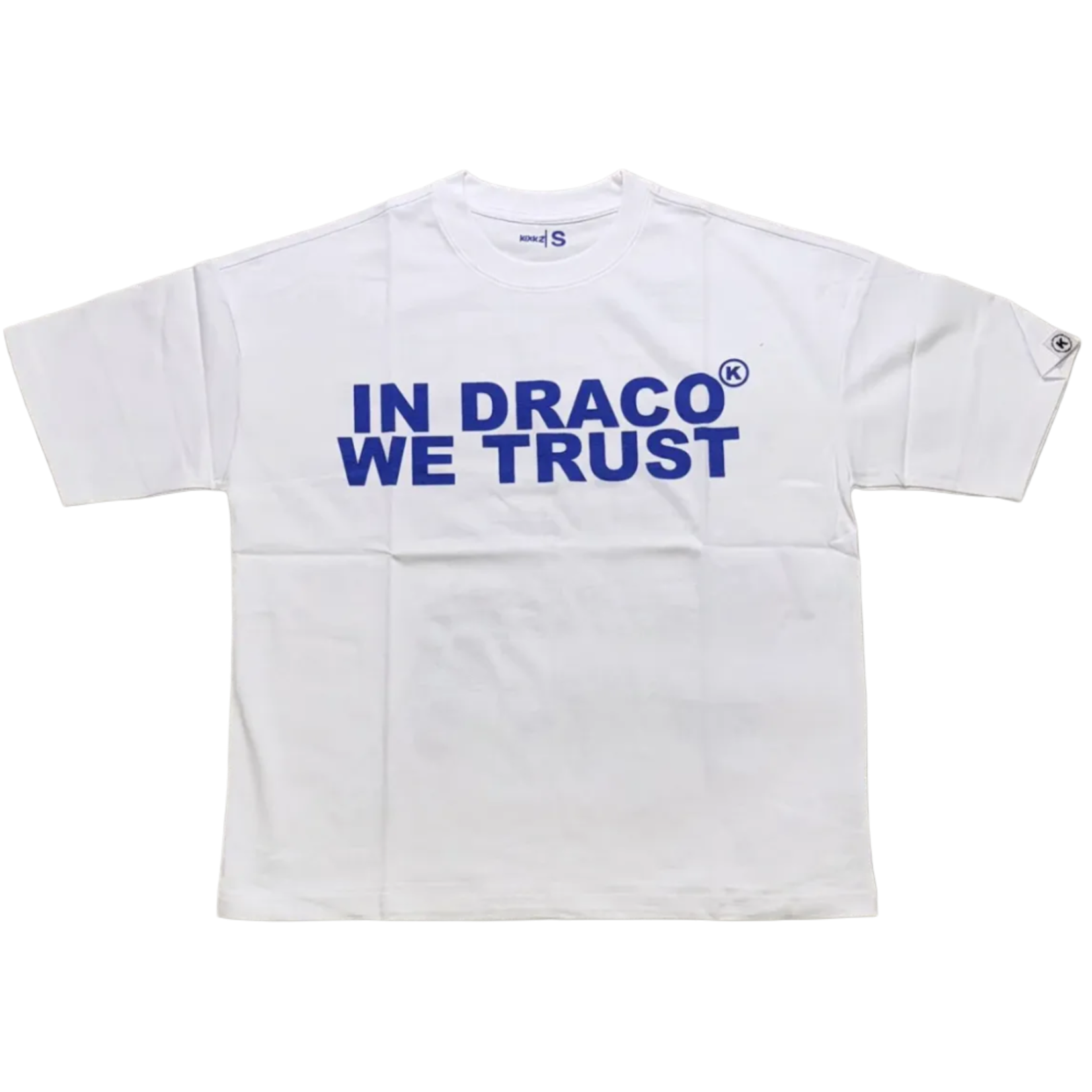 GLOCK In Draco We Trust Tee White/Blue