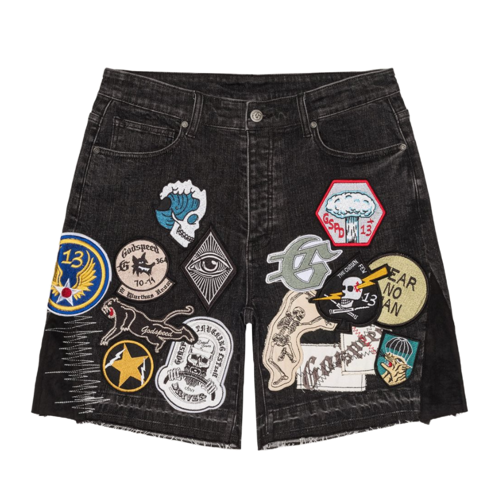 Godspeed Godspeed Patchwork Jorts V2 Black