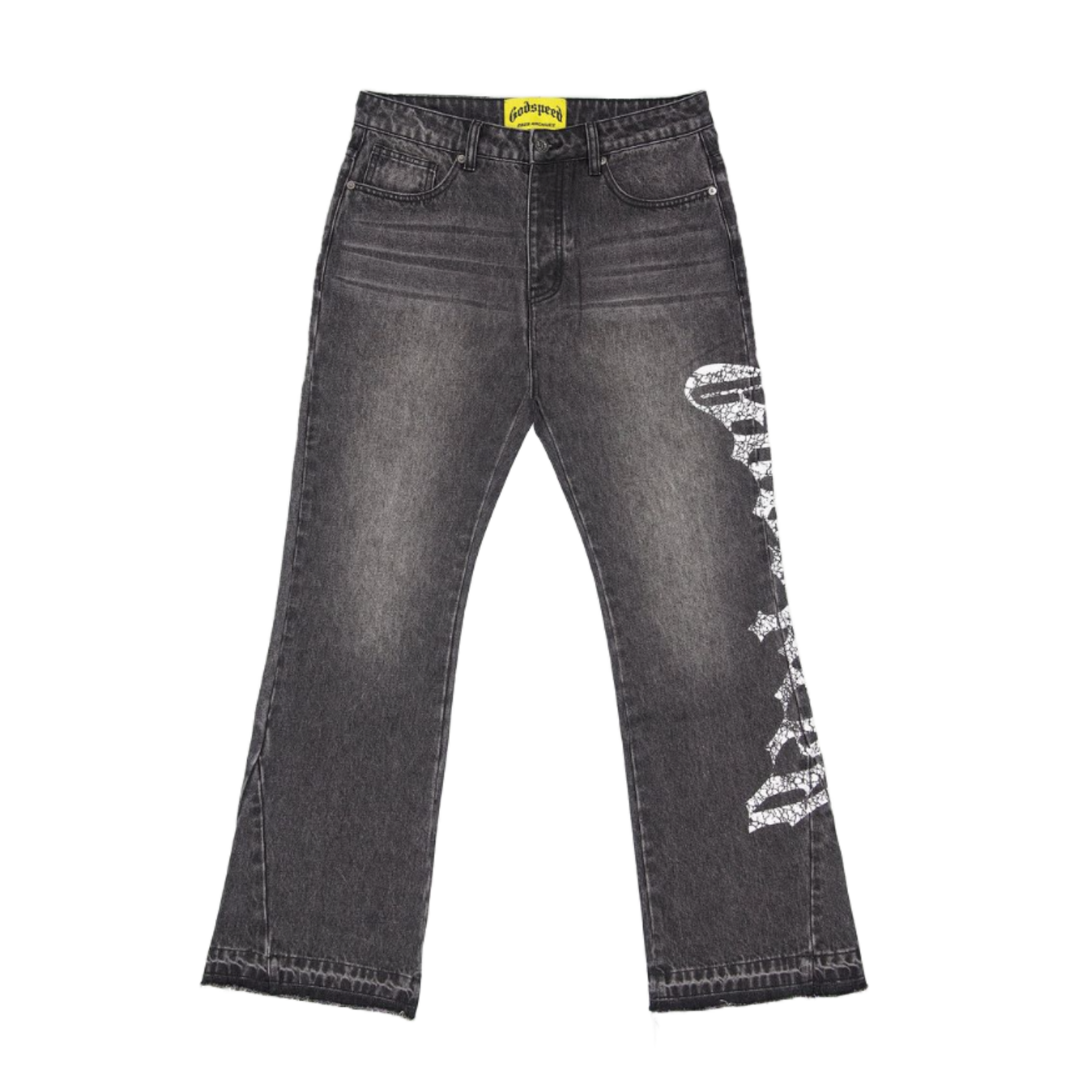 Godspeed Godspeed OG Flared Denim Black/White