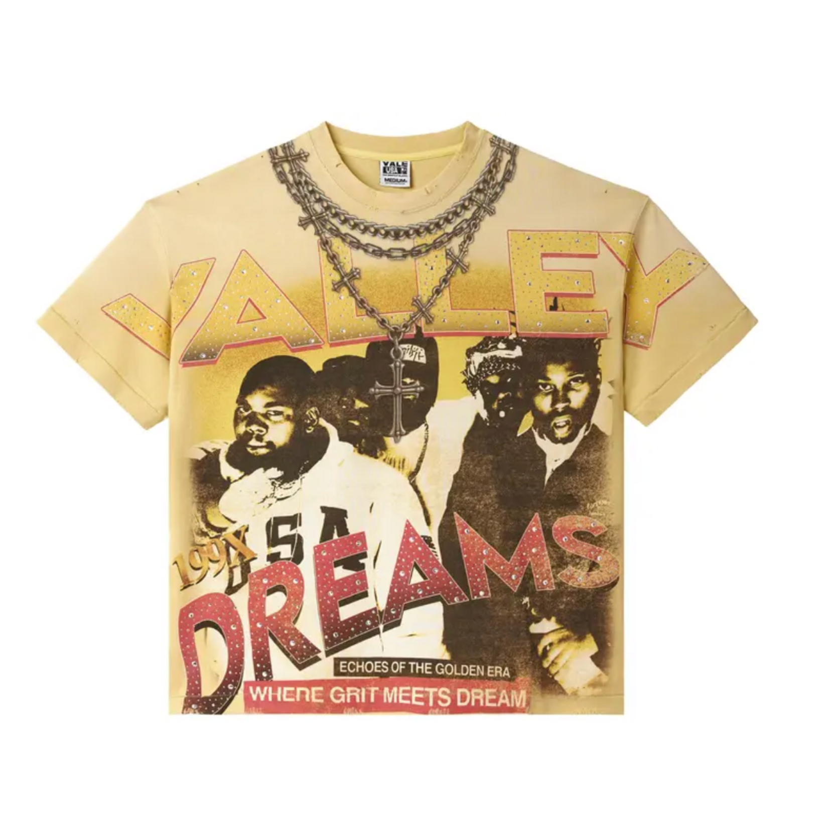 Vale Vale Chambers Bling Tee Yellow