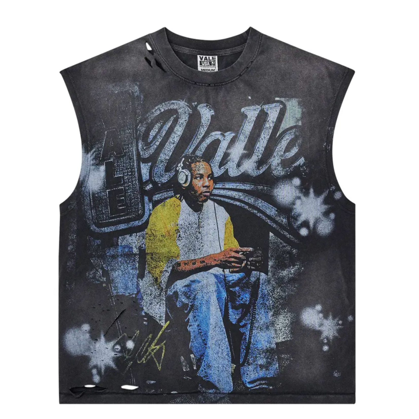 Vale Vale Game Time Tank Black