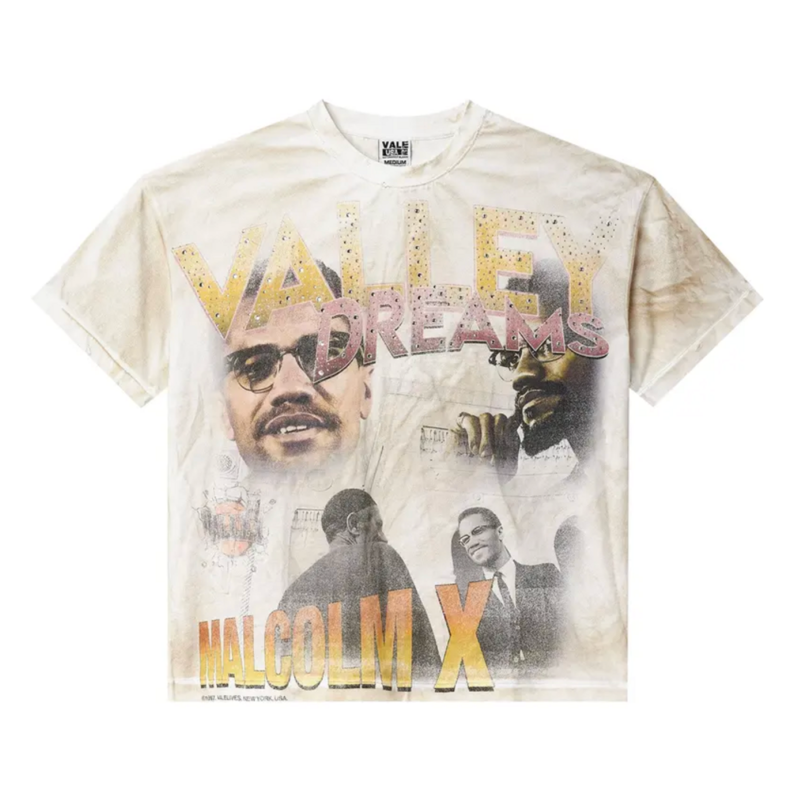 Vale Vale By Any Means Bling Tee Cream