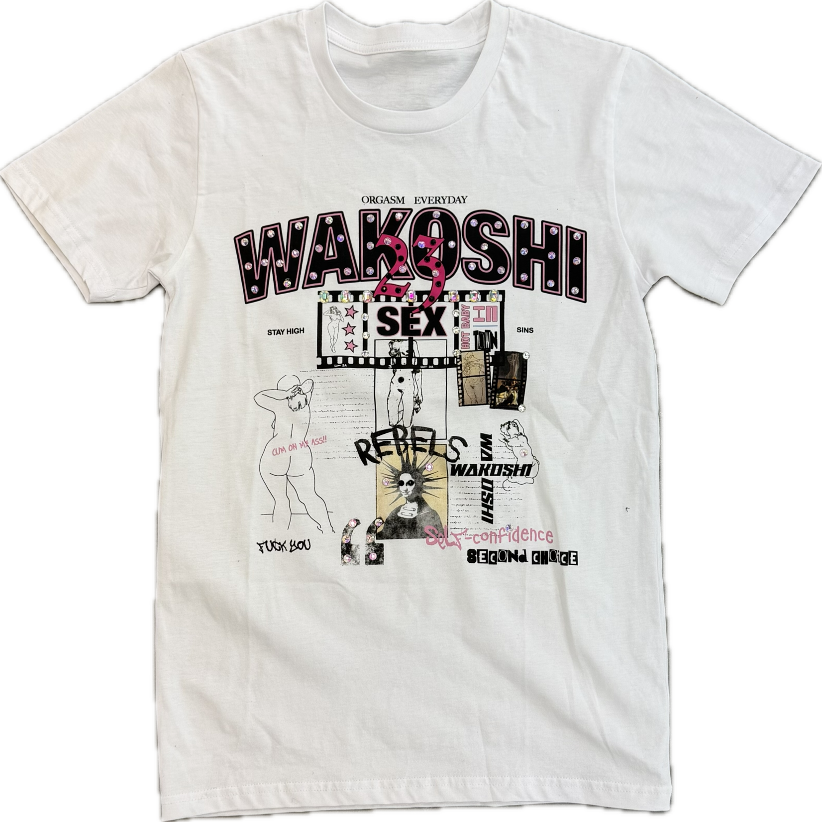Wakoshi Wakoshi Sex Rebels Tee White