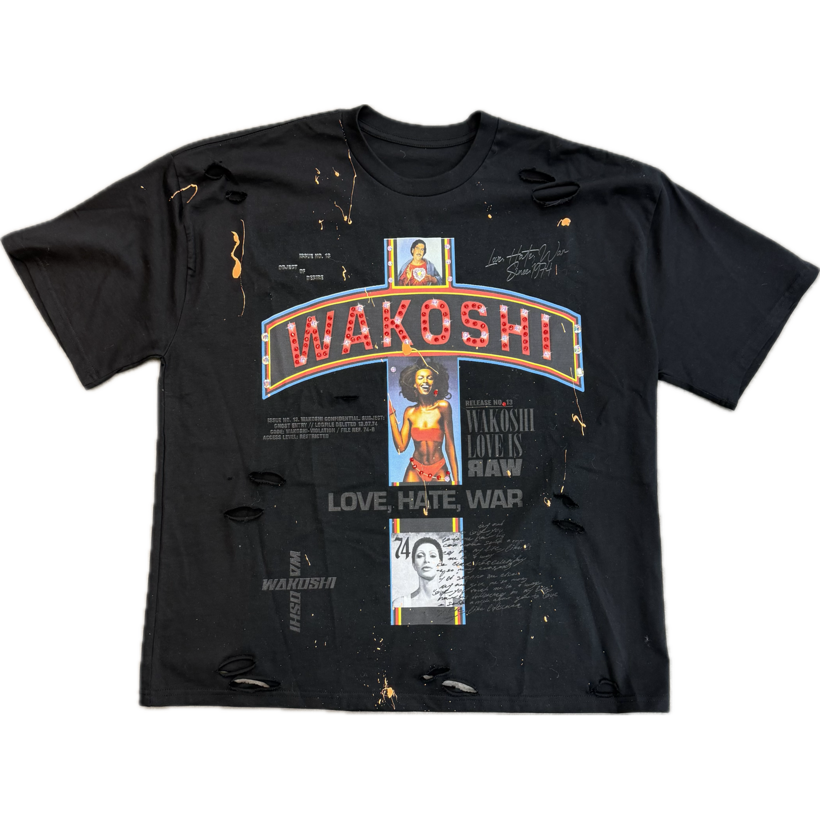 Wakoshi Wakoshi Escobar Cross Tee Black