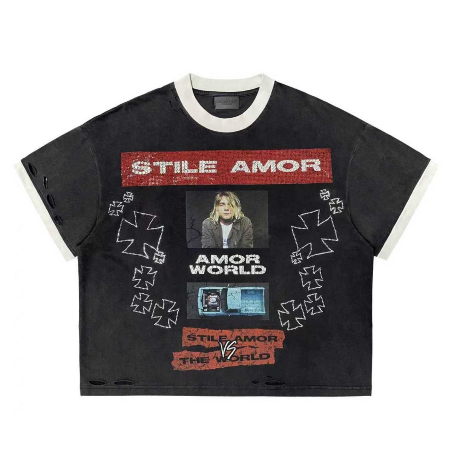 Stile De Amor SA World Stone Tee Black