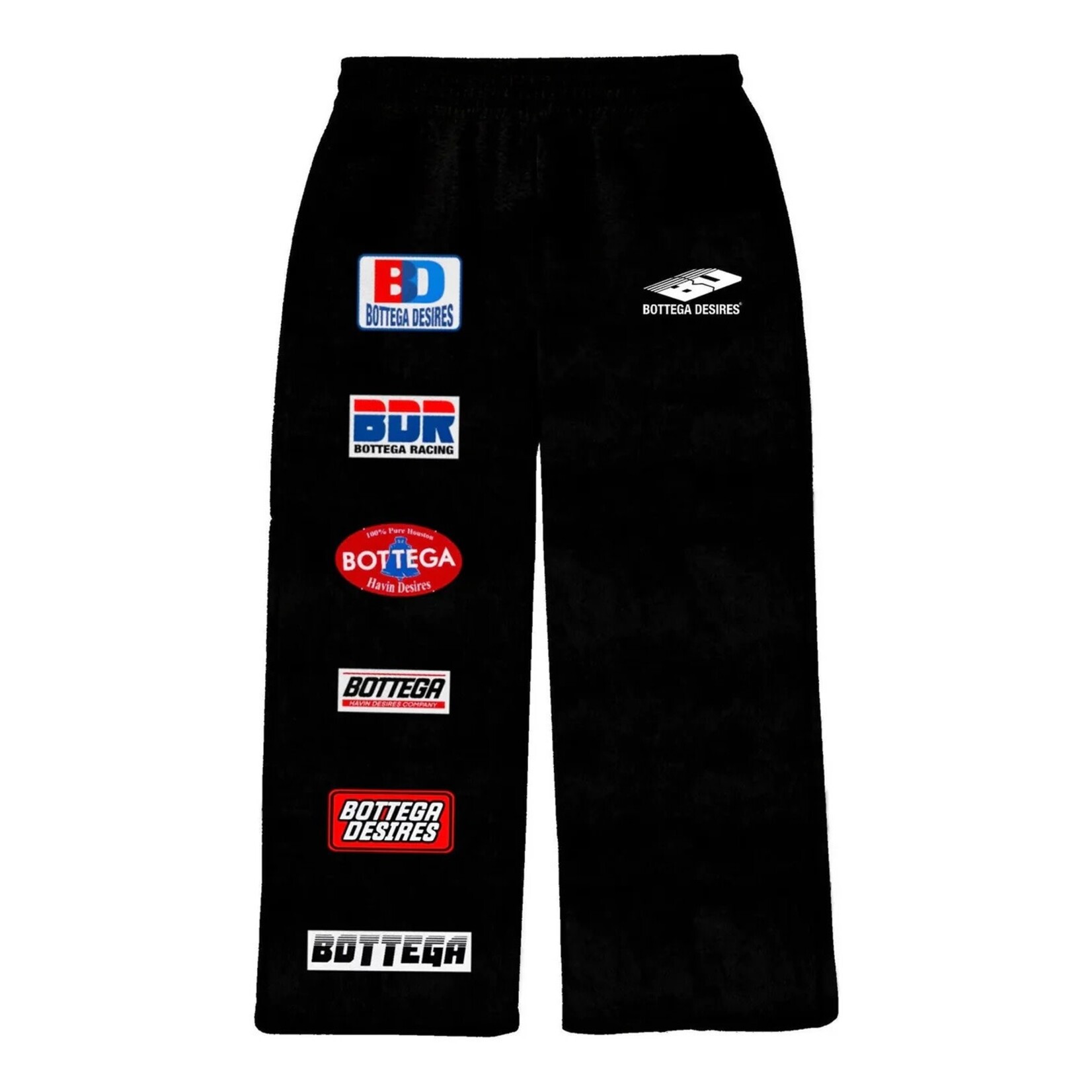 Bottega Desires Bottega Desires Patch Sweats Black