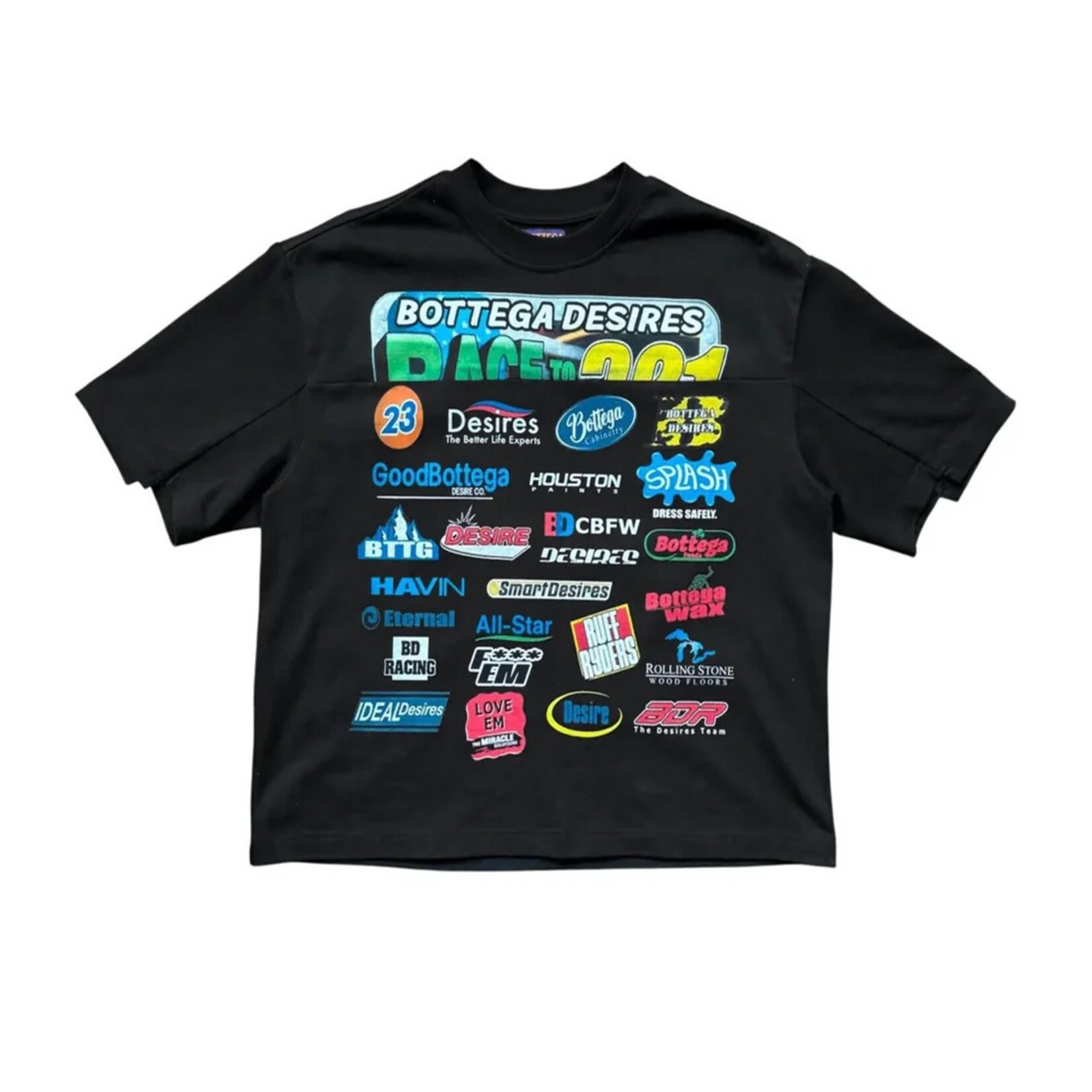 Bottega Desires Bottega Desires Racing Tee Black