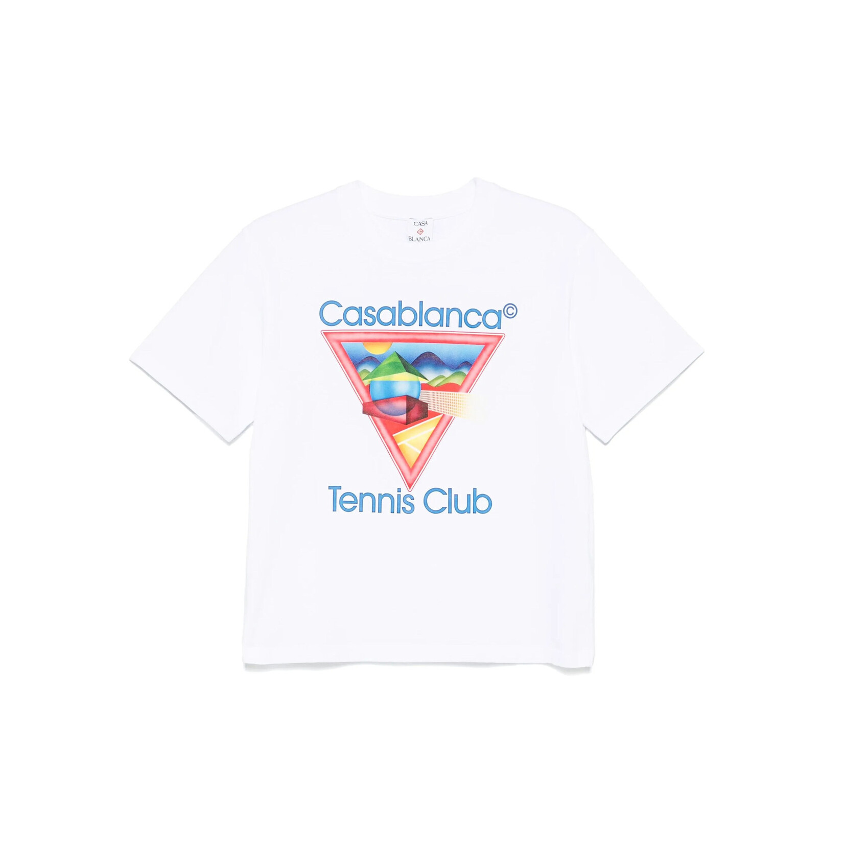 Casablanca Casablanca Triangle Tennis Club White Tee