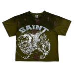 Saint Vanity Saint Vanity Griffin Tee Dirty Green