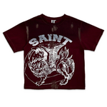 Saint Vanity Saint Vanity Griffin Tee Dirty Burgundy