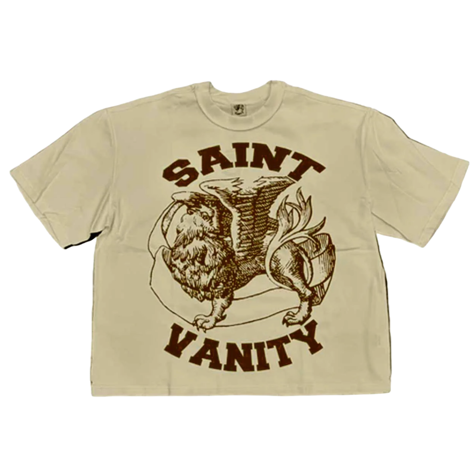 Saint Vanity Saint Vanity Griffin Tee Cream/Brown