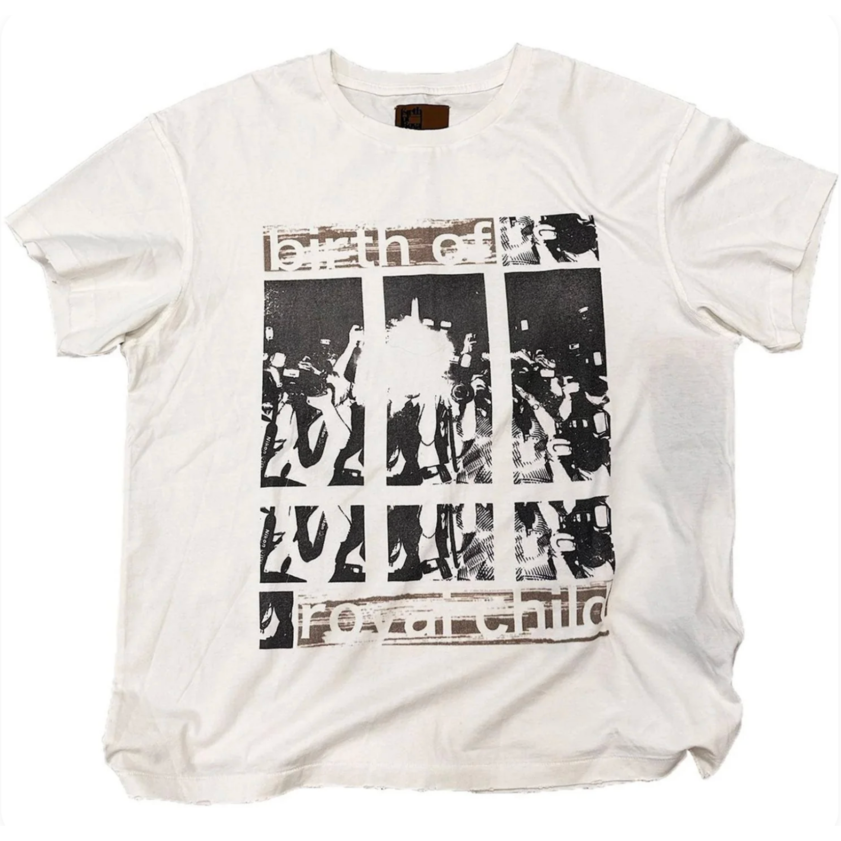 Birth Of Royal Child Birth Flashlight Tee White