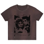 Bravest Greaser Tee Brown