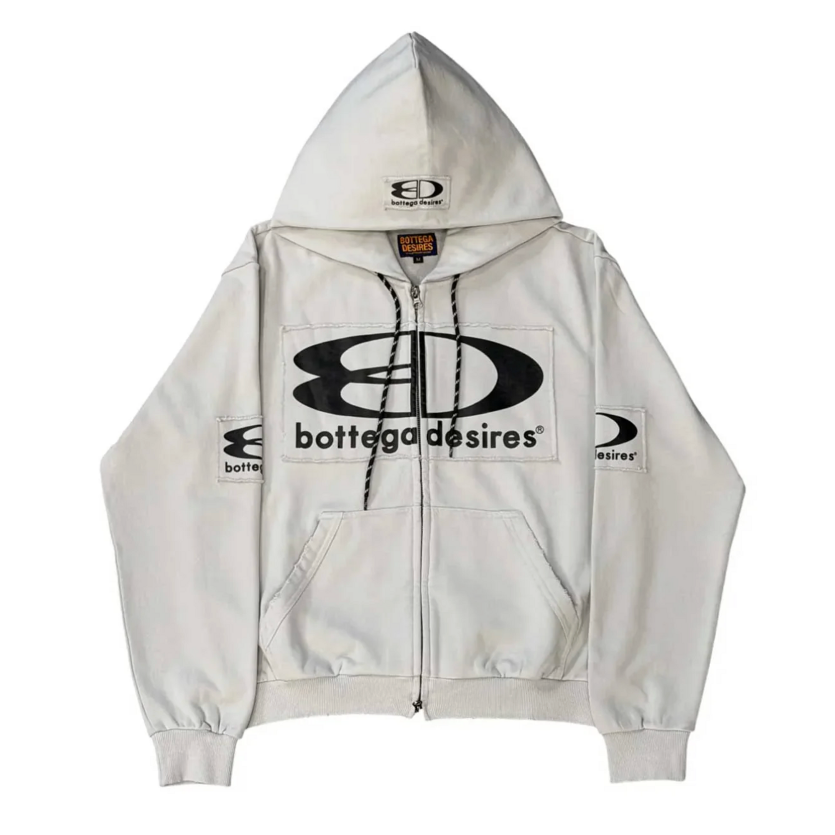 Bottega Desires Bottega Desires Tech Zip Up Grey