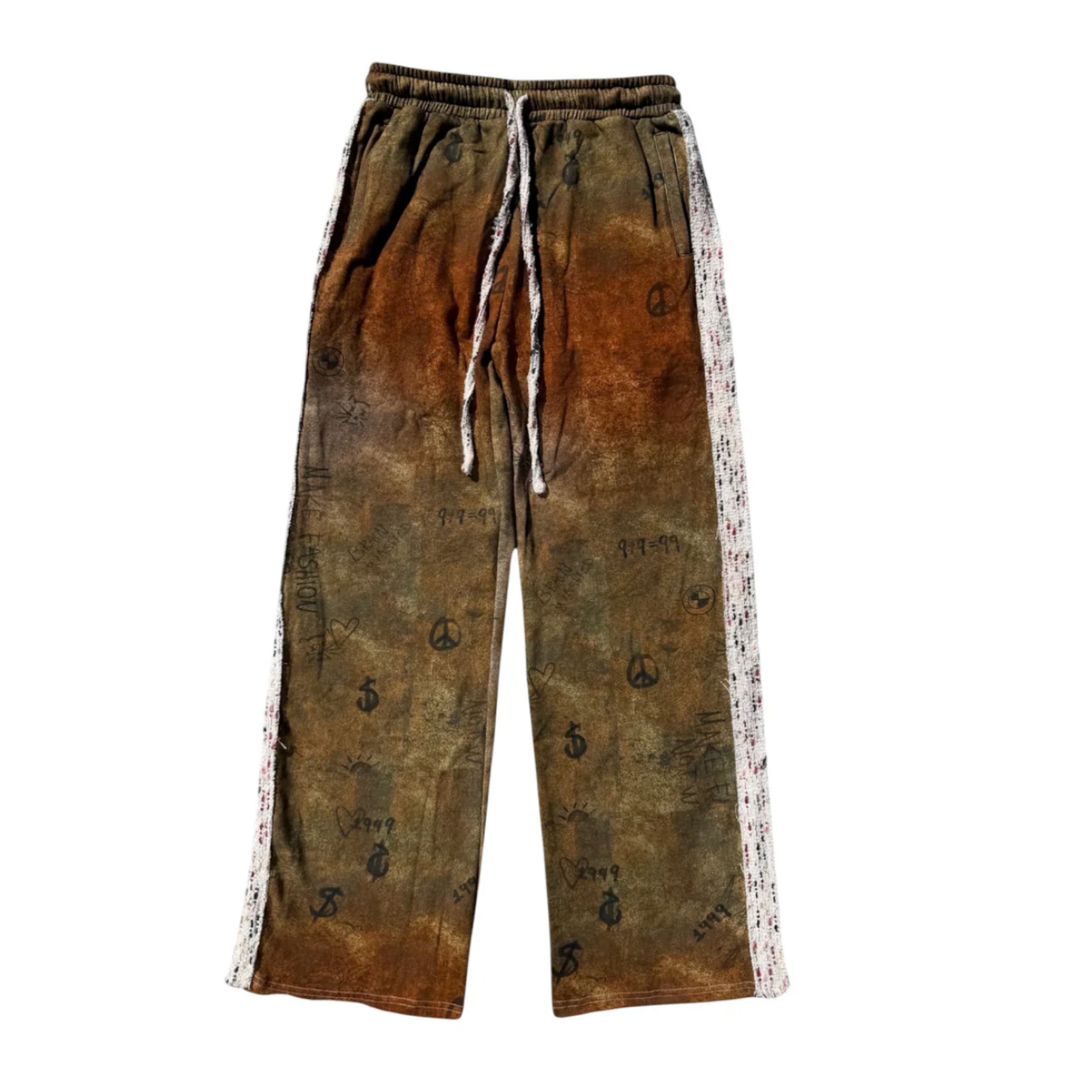 Brainwashed Brainwashed Sweatpants Brown Graffiti