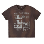 Bravest Horror Tee Brown Wash