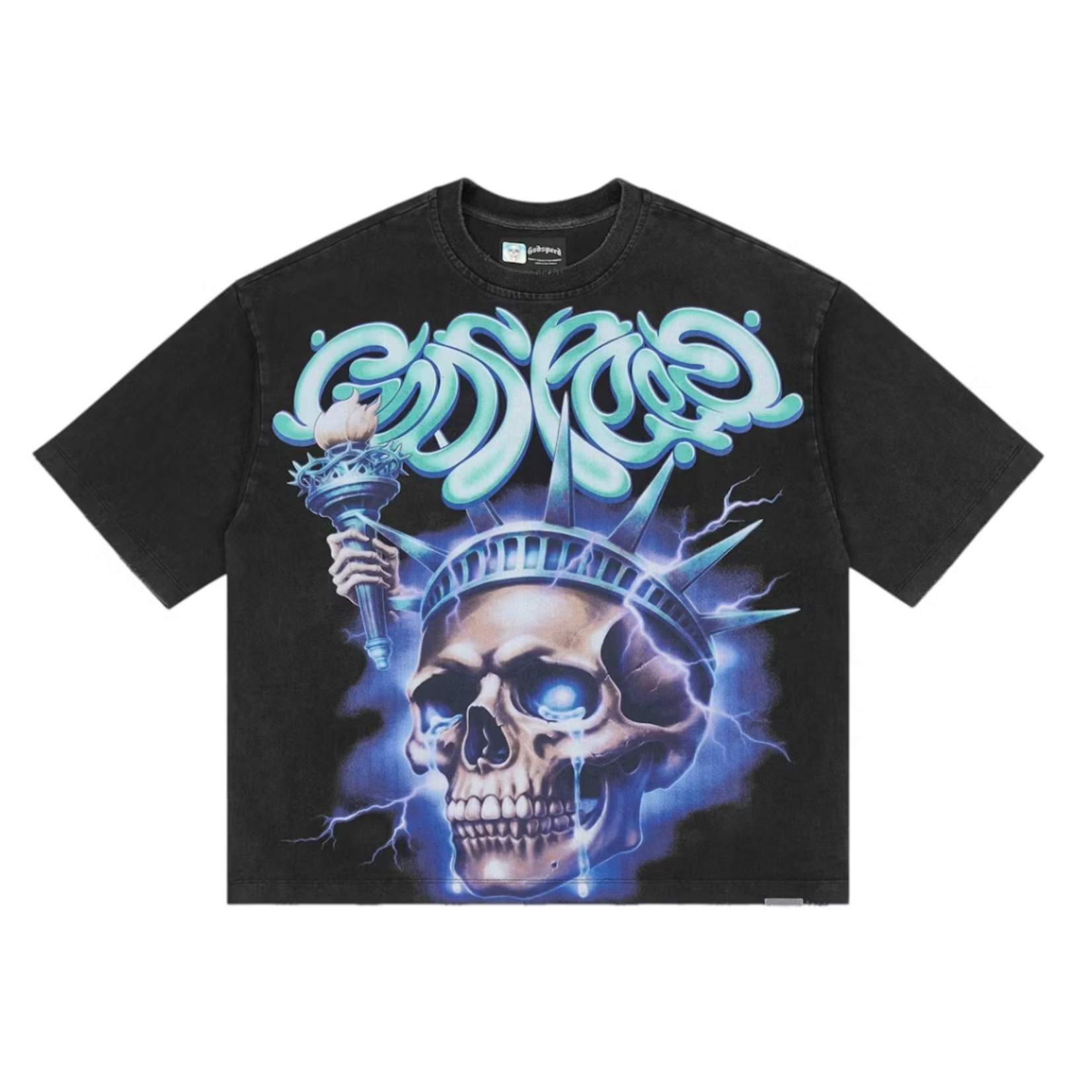 Godspeed Godspeed Liberty Tears Tee Black