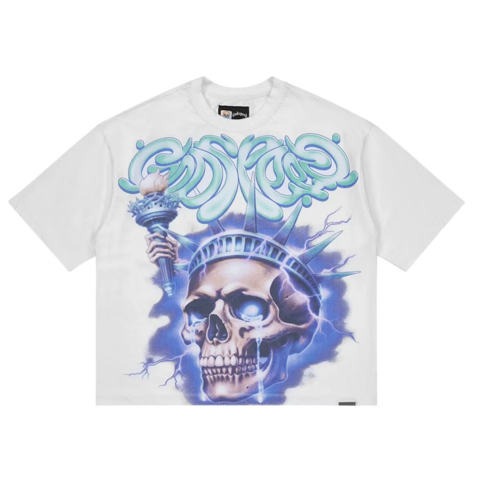 Godspeed Godspeed Liberty Tears Tee White