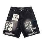 Mixed Emotion M.E AI Jorts Black