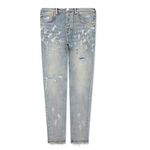 PURPLE Purple Light Indigo Paint Denim