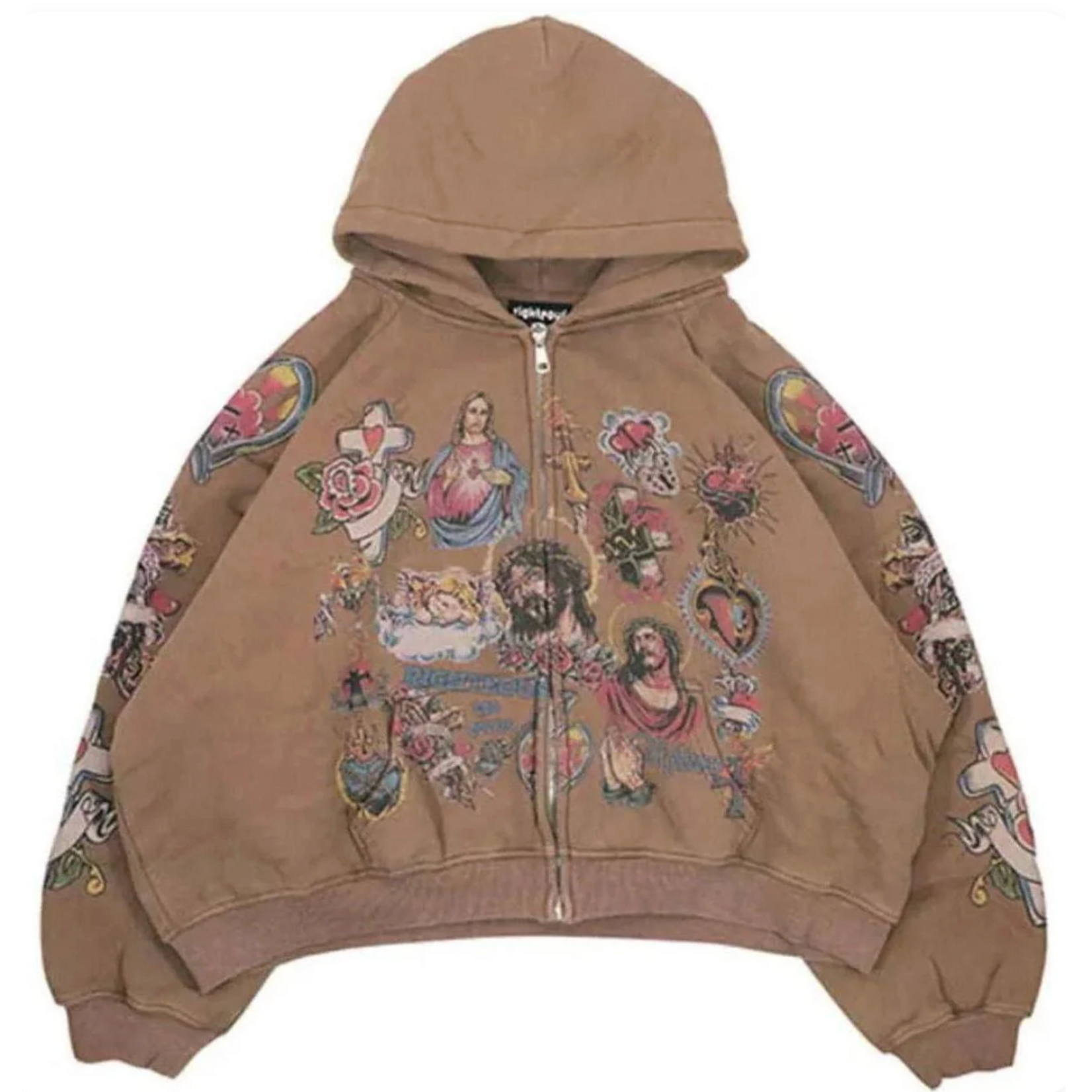 Righteous Righteous Hoodie Zip Up Brown