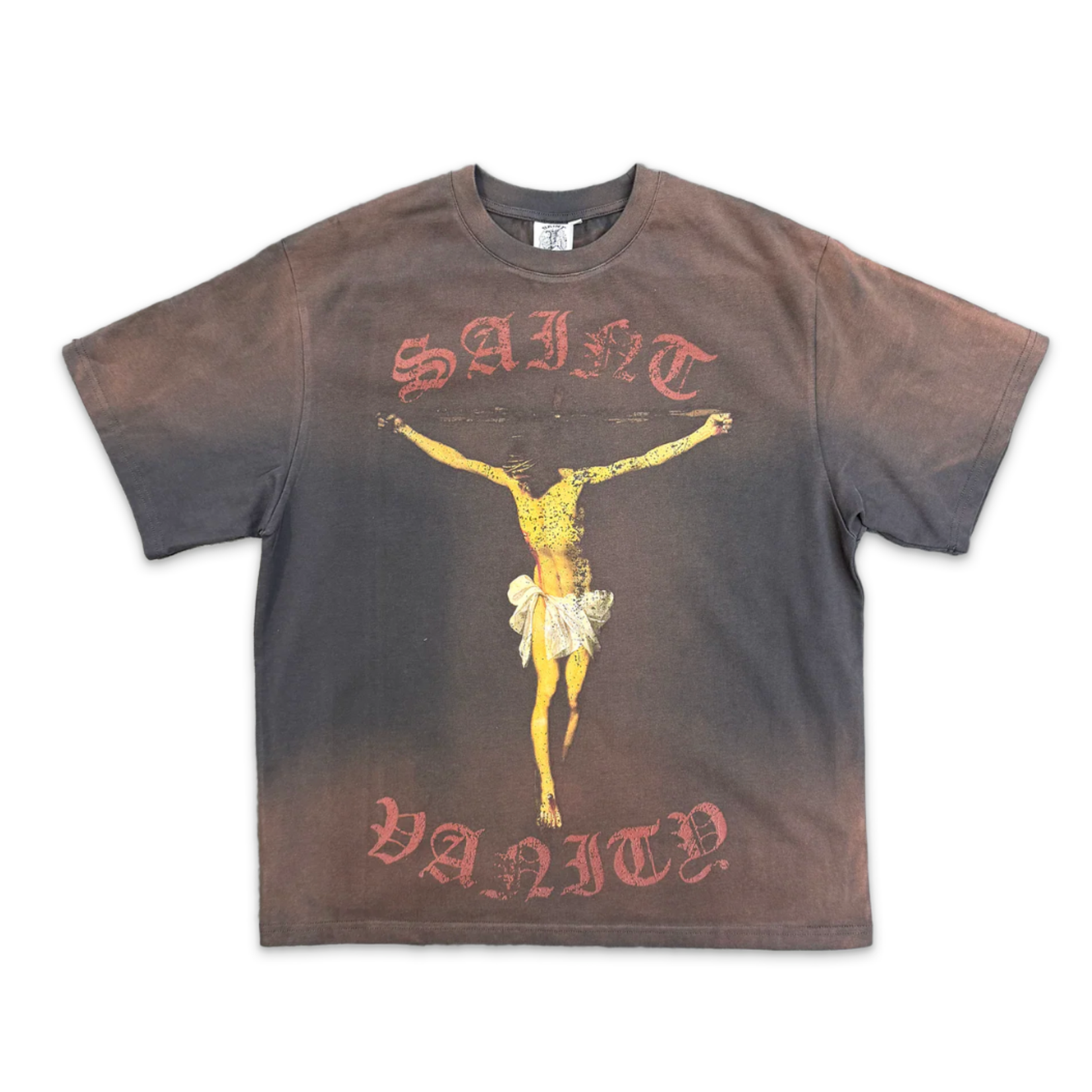 Saint Vanity Saint Vanity Crucified Tee Grey