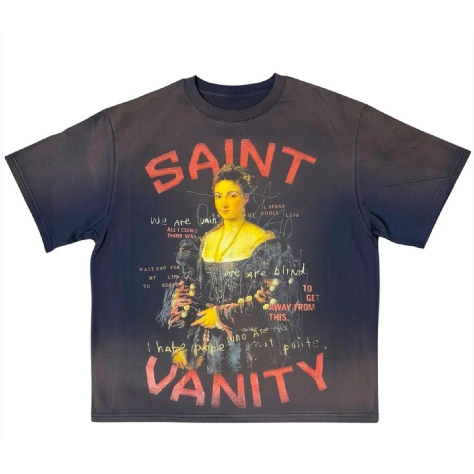Saint Vanity Saint Vanity Elizabeth Tee Grey