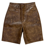 Bottega Desires Bottega Desires Leather Jorts Brown