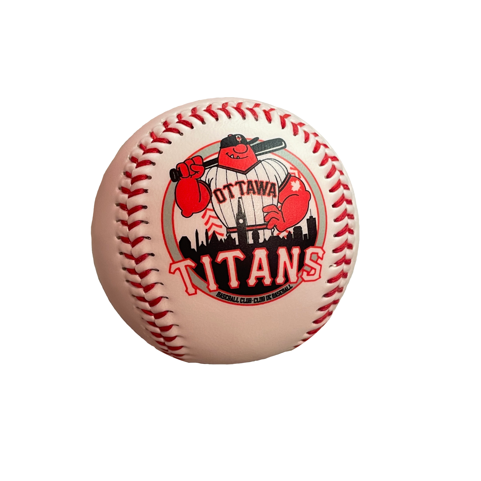 OTTAWA TITANS WHITE BASEBALLS