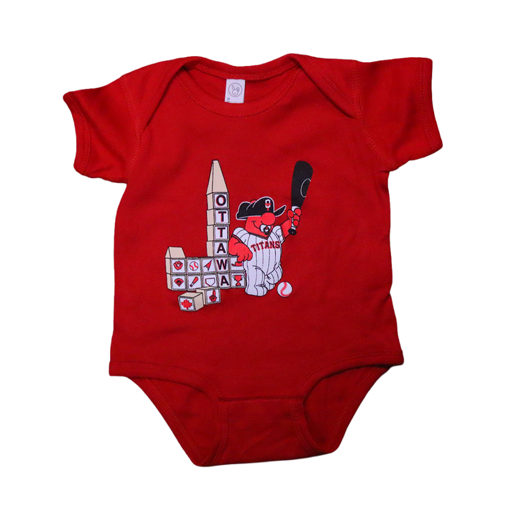 TITANS BABY CAPPY INFANT BODY SUIT