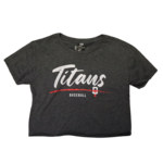 TITANS WOMEN'S BRUSH CROP TOP