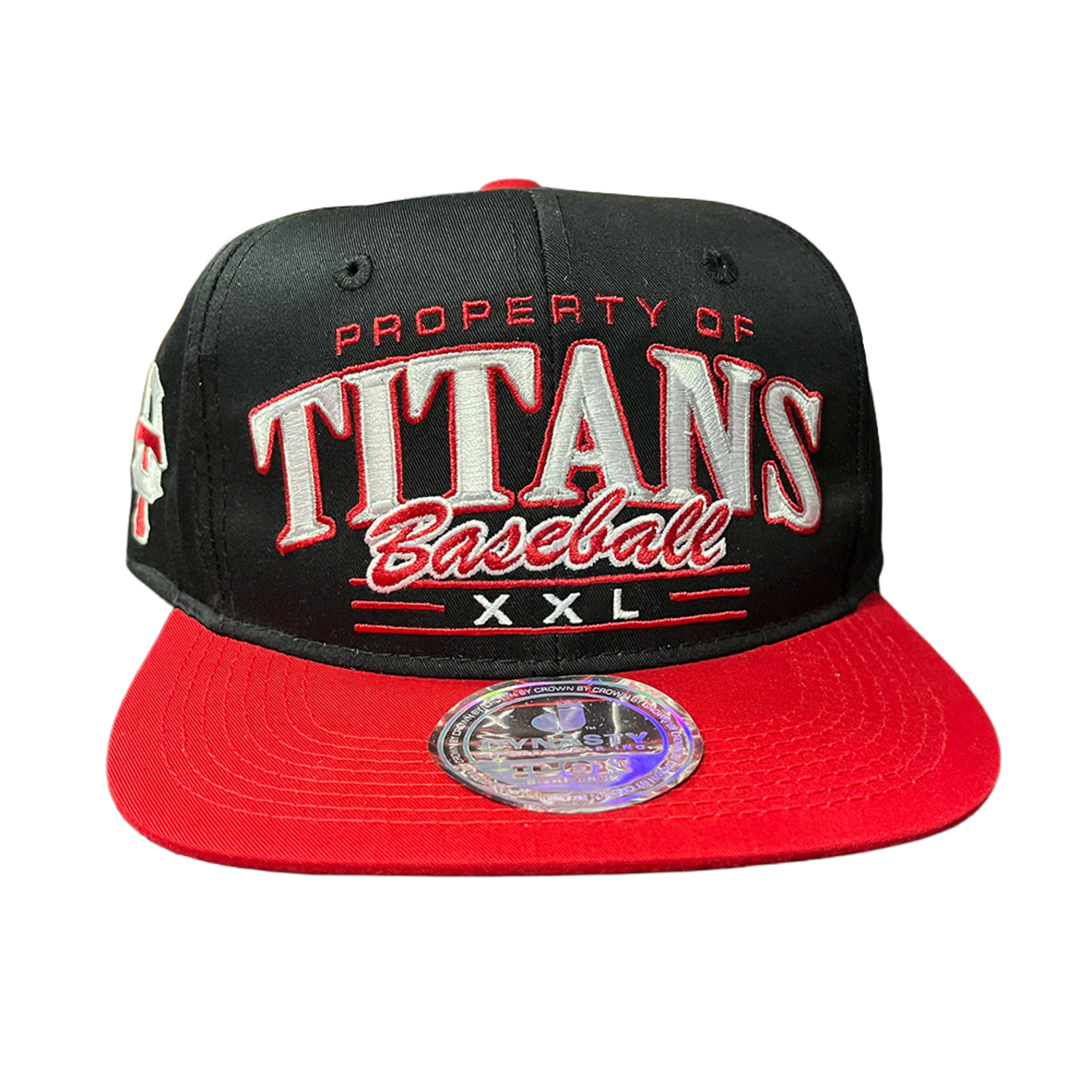 DYNASTY TITANS DYNASTY ICON PROPERTY OF BLACK/RED CAP