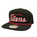 DYNASTY TITANS DYNASTY 500 RETRO BLACK ROPE CAP