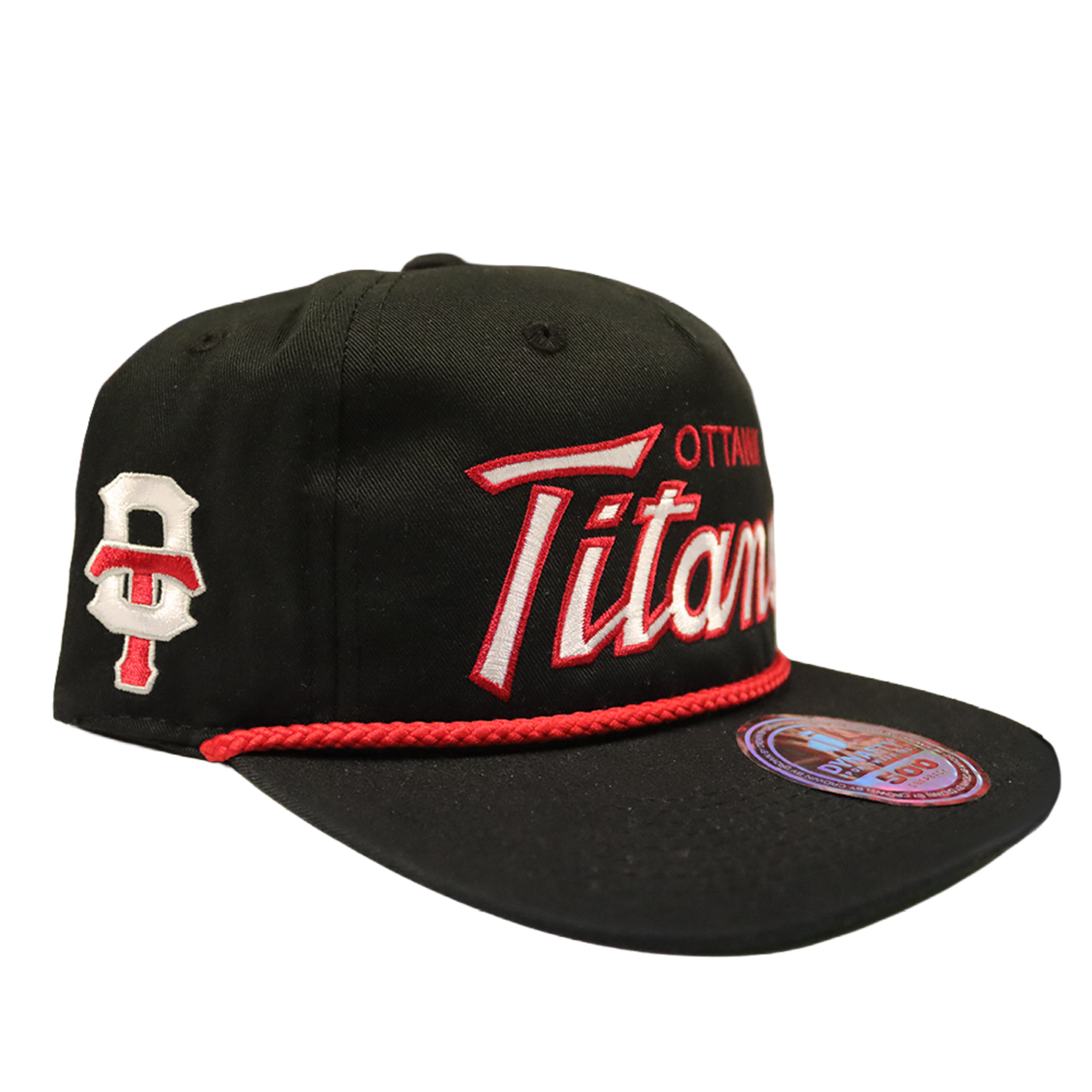 DYNASTY TITANS DYNASTY 500 RETRO BLACK ROPE CAP