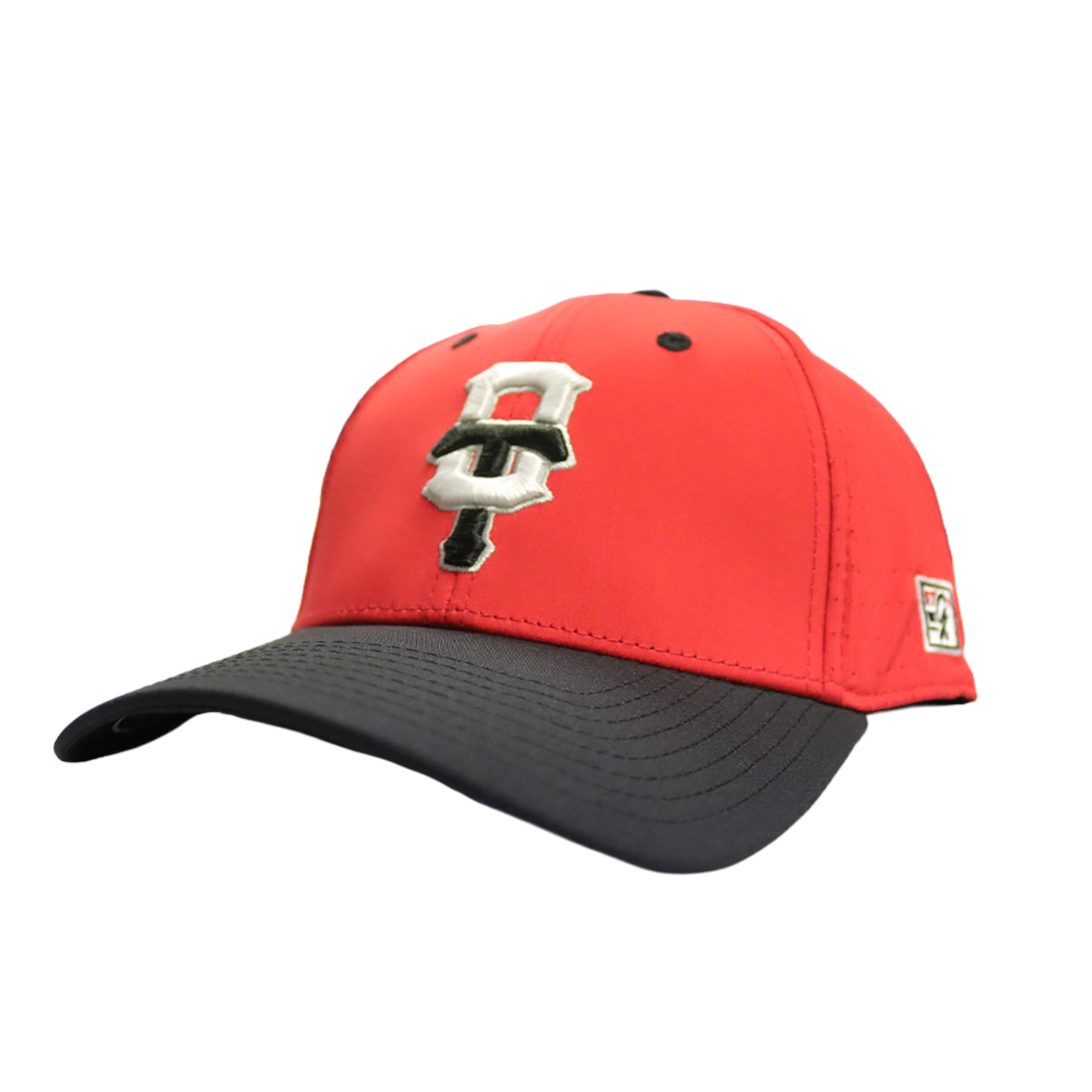 THE GAME TITANS GAMECHANGER LOW-PROFILE STRETCH FIT RED/BLACK CAP