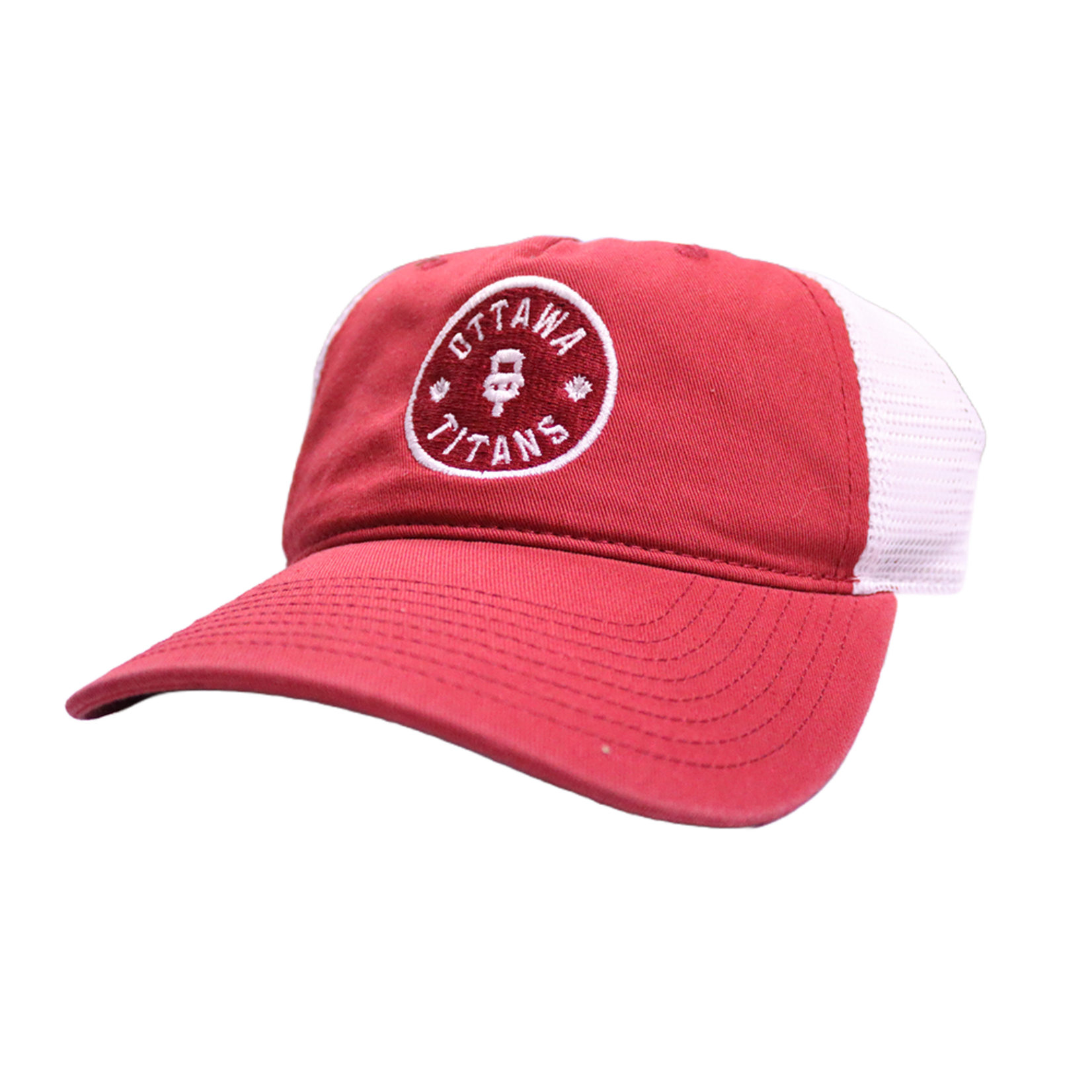 THE GAME TITANS SOFT MESH TRUCKER VINTAGE RED CAP