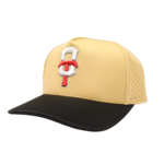 THE GAME TITANS NEOCOOL 5-PANEL BLACK/VEGAS GOLD CAP